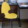 CHAISE LA CAPRICIEUSE, jaune