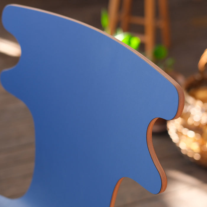 CHAISE LA COQUETTE, bleue