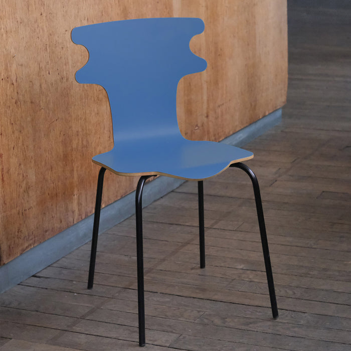 CHAISE LA COQUETTE, bleue