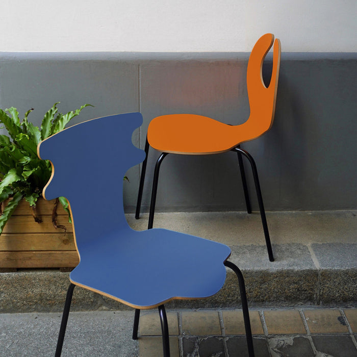 CHAISE LA COQUETTE, bleue