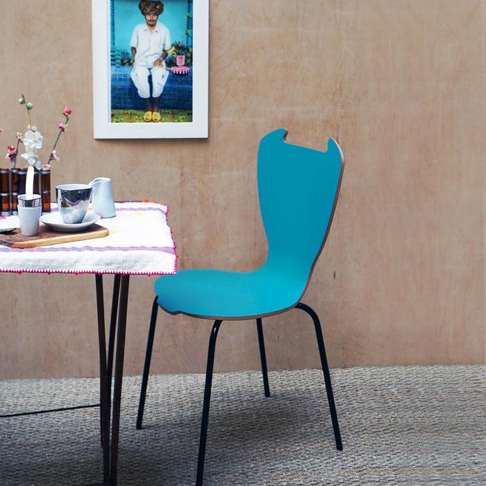 CHAISE L'ÉNERGIQUE, bleu vert