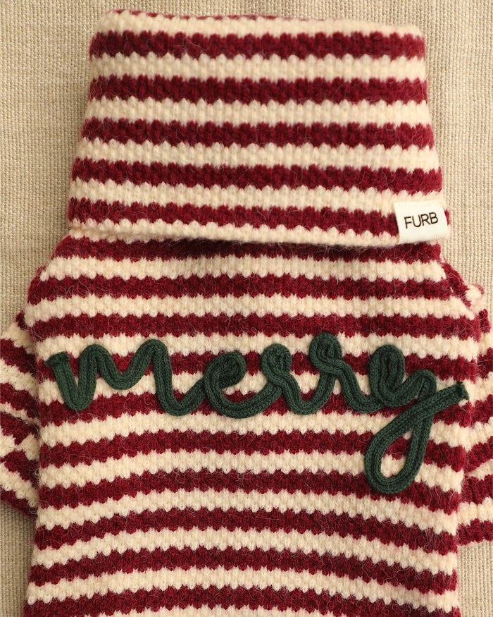 Striped Embroidered dog onesie – Charli Merry Dog Onesie