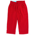 Charlie Pull On Pant - Christmas Red Corduroy