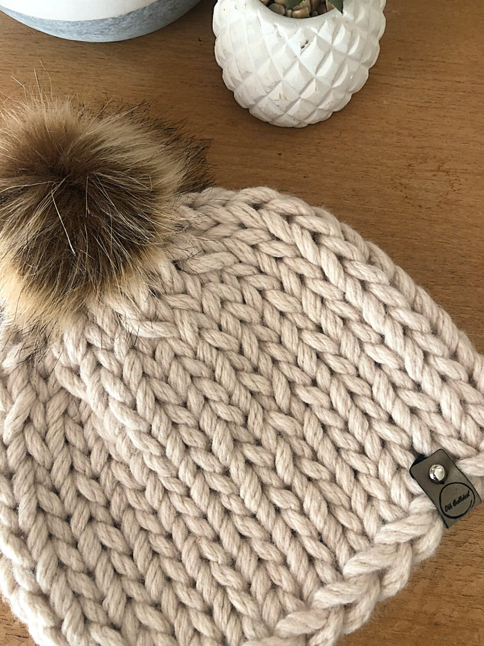 adult size (one size fits most) / overnight oats / fluffy pom pom