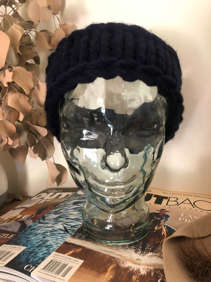 Adult size ( one size fits most ) / navy