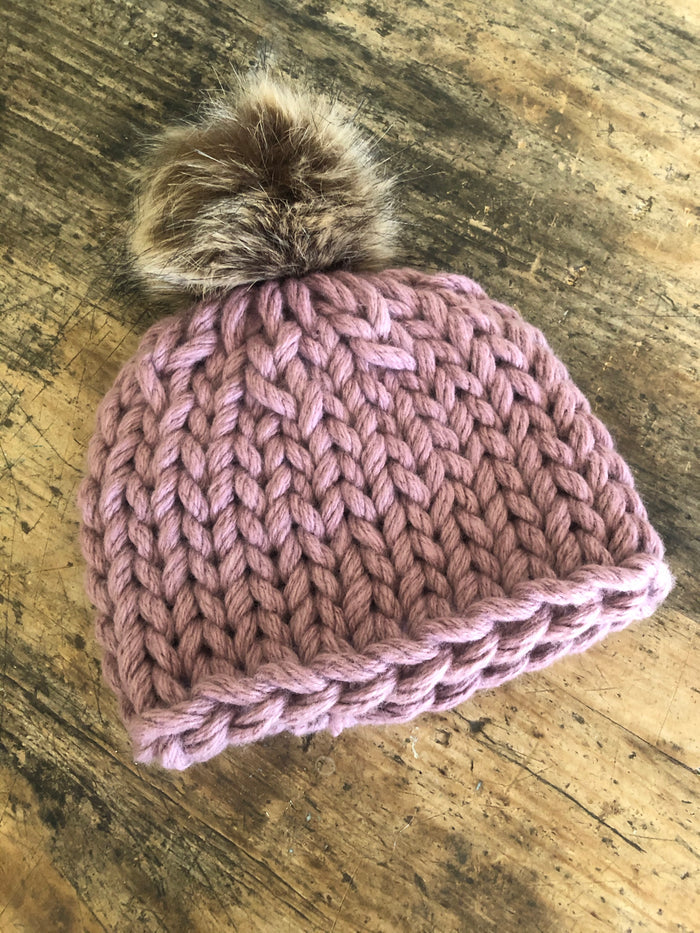 Dusty pink / Pom Pom