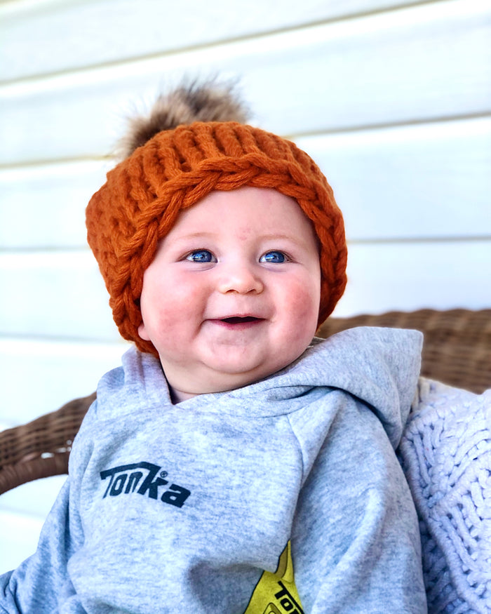 Chunky kids beanies 6mnth>5yr old