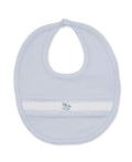 CLB Fall Medley 26 Blue Hand Smocked Bib