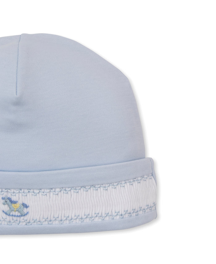 CLB Fall Medley 26 Blue Hand Smocked Hat