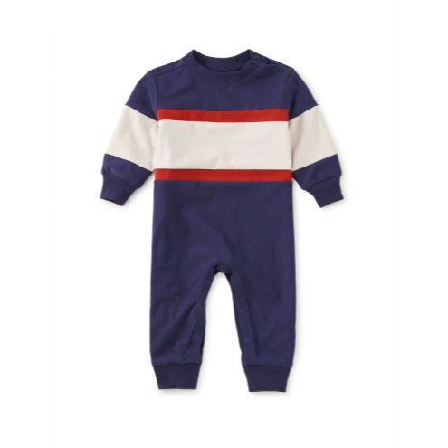 Colorblock Rugby Baby Romper