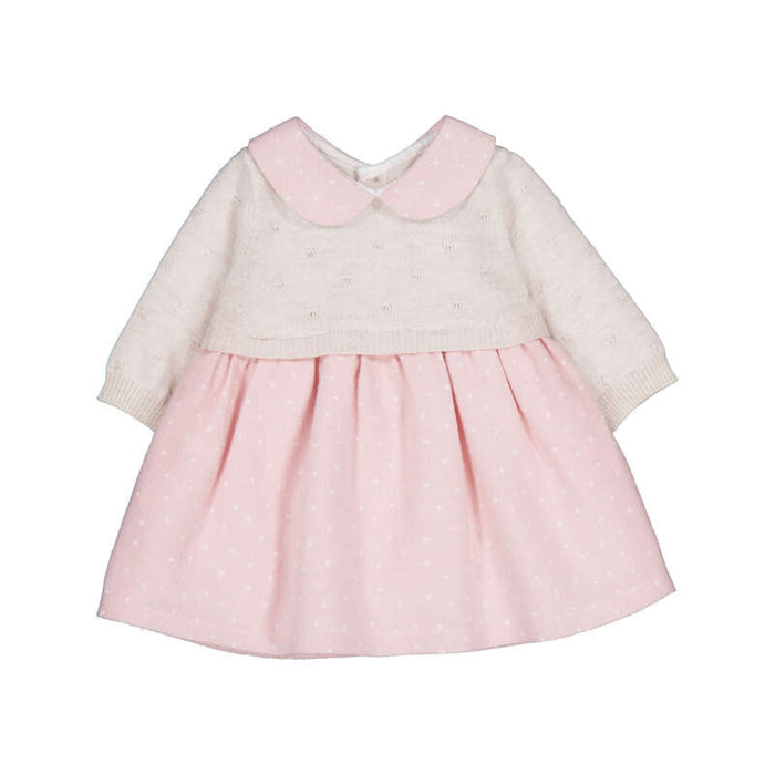 Combined Knit Dress