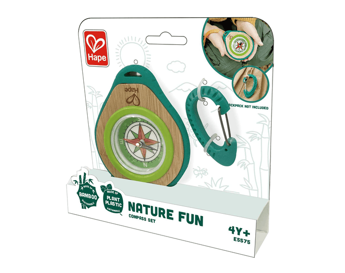Packaging of Hape Compass Set. Available at www.tenlittle.com