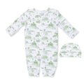 Convertible Gown and Beanie Hat-Golf Toile Green