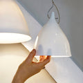 Lampe en porcelaine transparente, en forme de cloche - tsé tsé