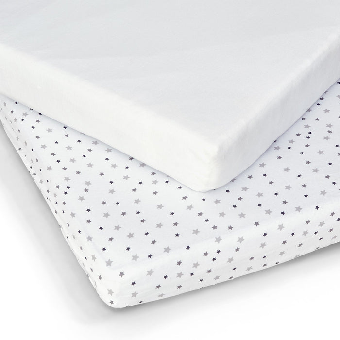 Cot Bed Sheets - 70 x 140cm - 2 Pack