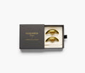 Gold Crescent Loafer Charm by Luis Mora, stylish accessory with intricate design, ideal for decorating loafers or shoes.