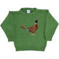 Crew Neck Sweater - Pheasant on Sage