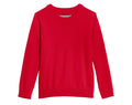Primary French Terry Sweater - Cherry. Available at www.tenlittle.com