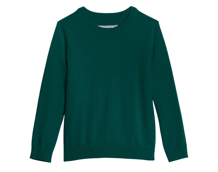 Primary French Terry Sweater - Ivy. Available at www.tenlittle.com