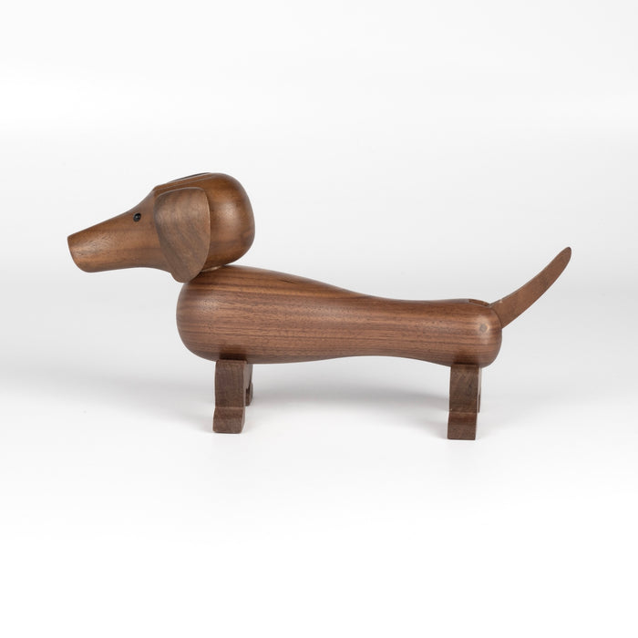 Another angle on the danish wood dog by Kay Bojesen.