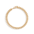 Delfina Bracelet Stainless Steel Yellow Gold 6.5in 7in 7.5in First