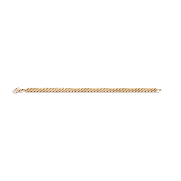 Delfina Bracelet Stainless Steel Yellow Gold 6.5in 7in 7.5in