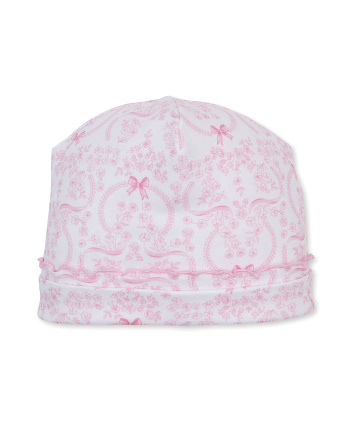 Delicate Blooming Bows Pink Hat