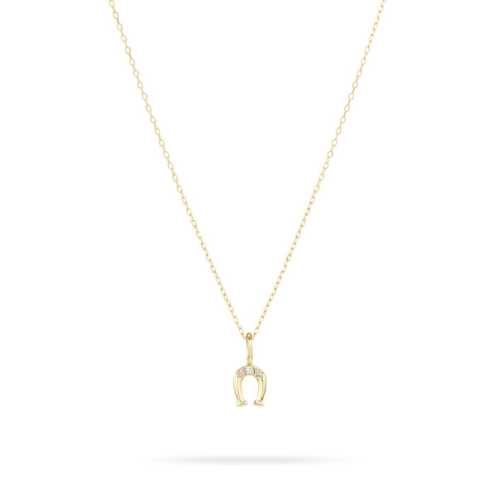 Diamond Horseshoe Mini Charm