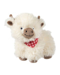 Cow themed fuzzy dog toy with soft plush material for playful interaction. Updated May 2026.