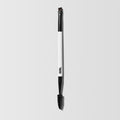 Front view of Makeup By Mario's E7 Dual-Ended Eyebrow Brush