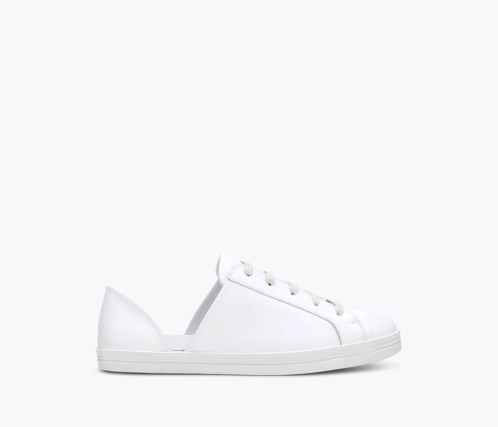 Freda Salvador EDA D'Orsay sneaker with stylish design, white leather upper, and trendy silhouette for casual wear.