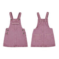 Embroidered Overall Dress
