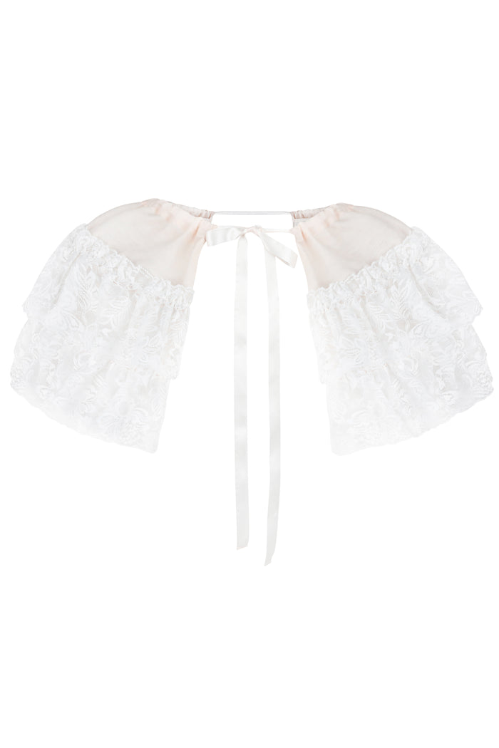 En Pointe Silk Ruffle Cage