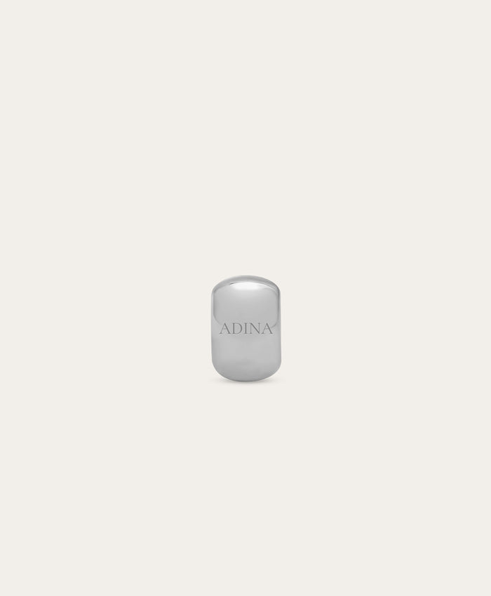 Engravable Big Bead in Sterling Silver