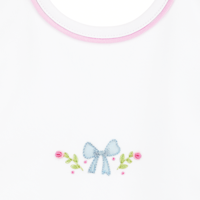 Evelyn's Classics Hand-Embroidered Bib