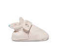 Side view of Ten Little Everyday Baby Booties - Heather Oat. Available at www.tenlittle.com