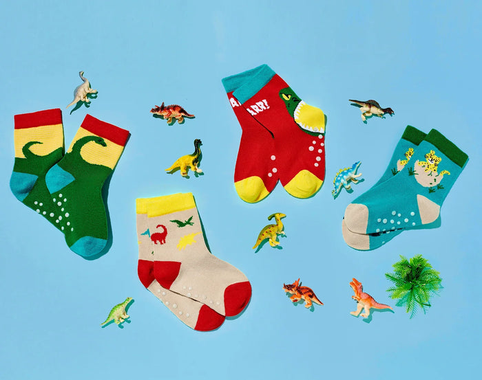 Ten Little Everyday Crew Socks - Dinosaur. Available at www.tenlittle.com