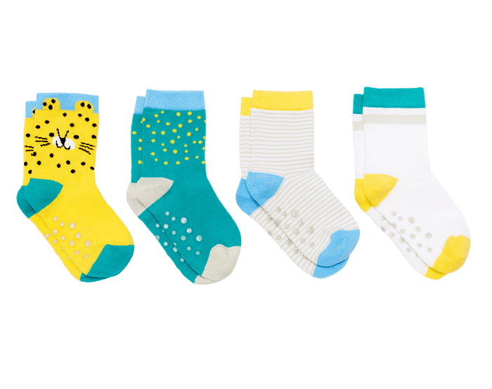 Ten Little Everyday Crew Socks 4 Pack Original - Available at www.tenlittle.com