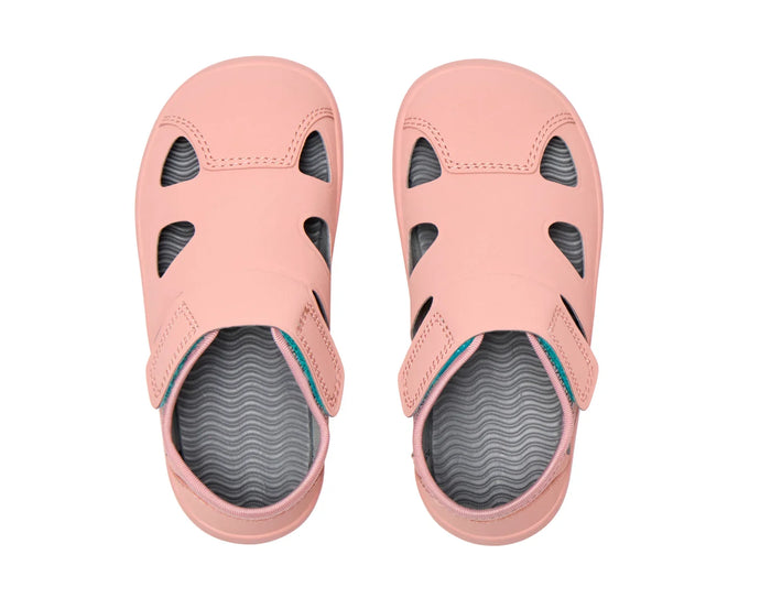 Top view of Ten Little Everyday Sandals - Soft Pink. Available at www.tenlittle.com