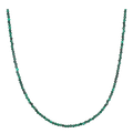 Faceted Malachite Necklace - 16"