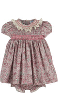Fall Bloom Smocked Dress