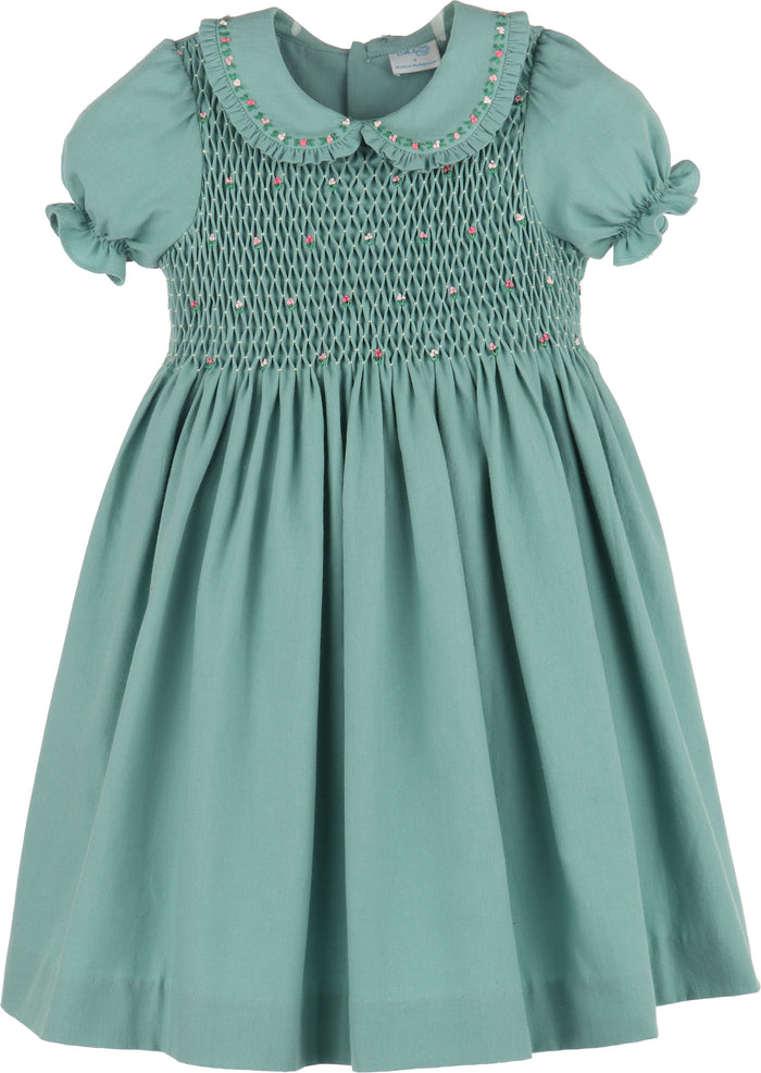 Fall Garden Full Smocked Dress