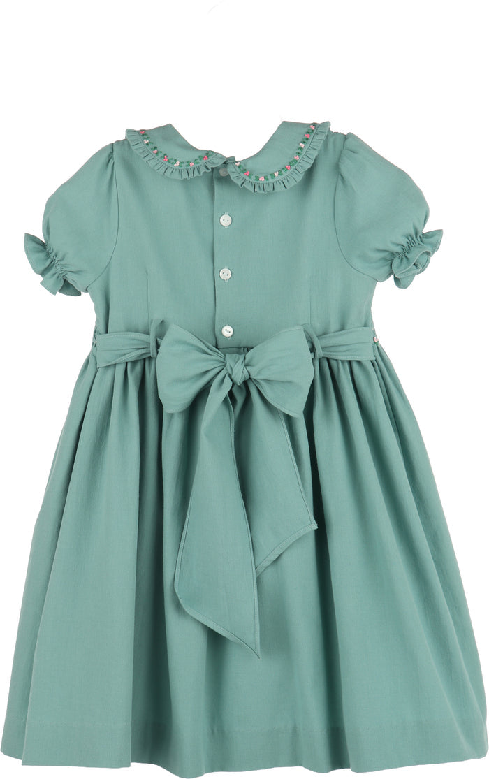 Fall Garden Full Smocked Dress
