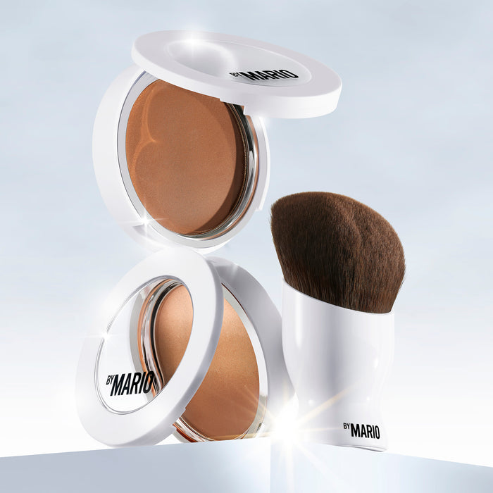Makeup by Mario Fb1 Brush shown with our SoftSculpt Transforming Skin Enhancer® and SoftSculpt® Transforming Skin Perfector.