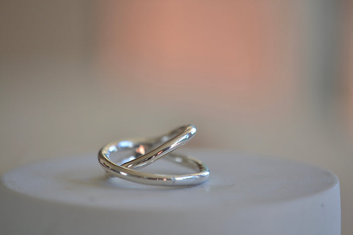 Monica Castiglioni Fili Fusi 13 Silver Ring