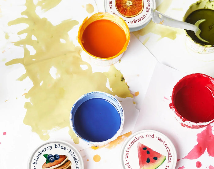 Food Safe Finger Paint Mix - Set of 4