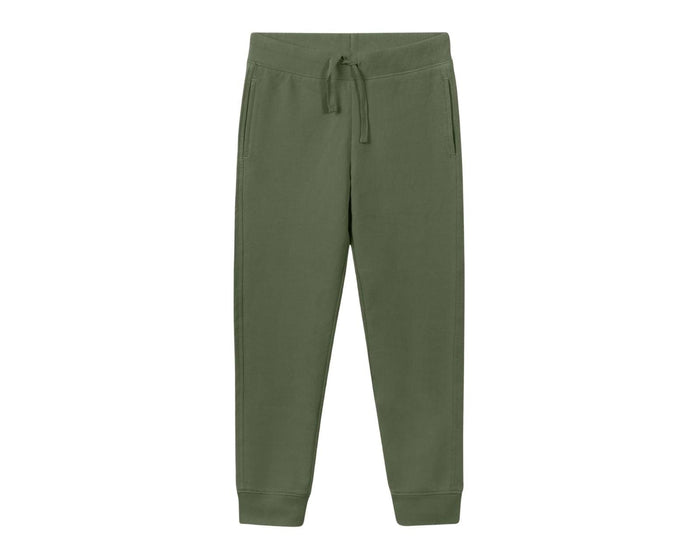 Primary - French Terry Jogger - Olive - Available at www.tenlittle.com
