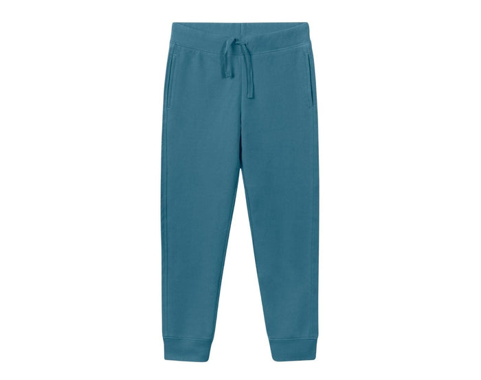 Primary - French Terry Jogger - Slate Blue - Available at www.tenlittle.com