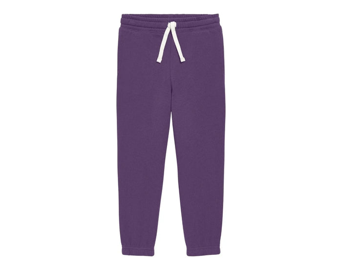 Primary French Terry Sweatpants - Grape. Available at www.tenlittle.com
