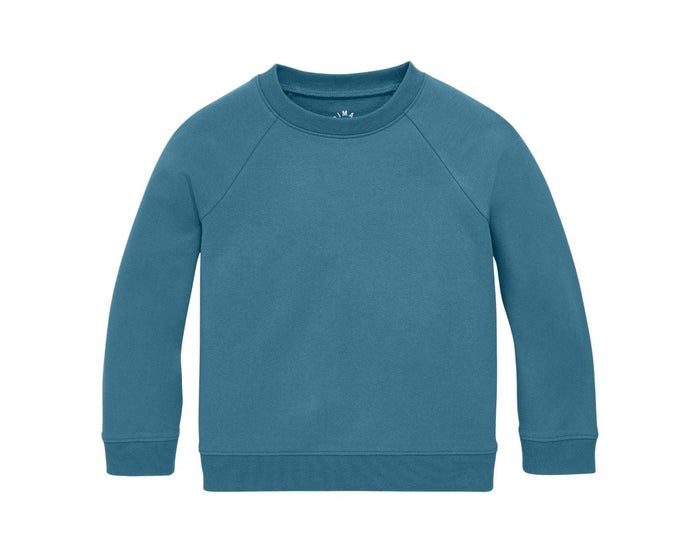Primary - French Terry Sweatshirt - Slate Blue - Available at www.tenlittle.com